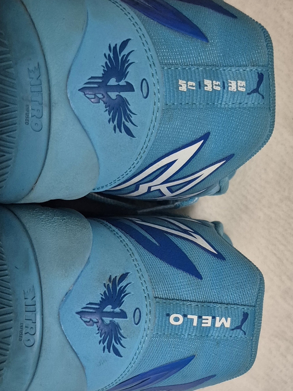 Puma Kids Teal Athletic Sneakers - Picture 4 of 6